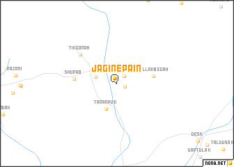 map of Jagīn-e Pā\