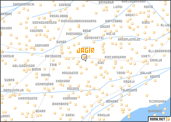 map of Jāgir