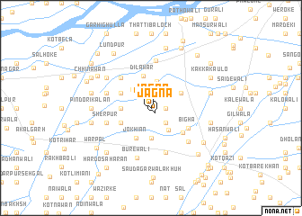 map of Jagna