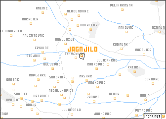 map of Jagnjilo