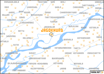 map of Jāgo Khurd