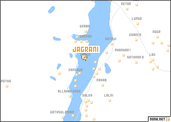 map of Jagrāni