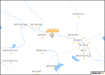 map of Jägra