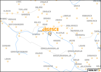 map of Jagršče