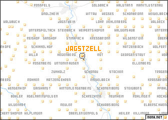 map of Jagstzell