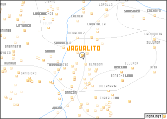 map of Jagualito