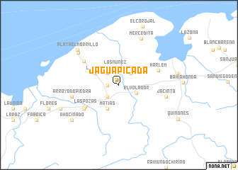 map of Jagua Picada