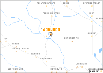 map of Jaguara
