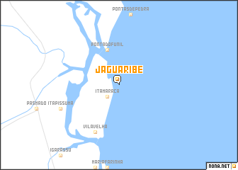 map of Jaguaribe