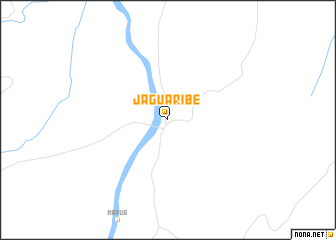 map of Jaguaribe