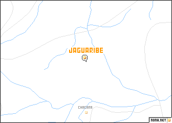 map of Jaguaribe