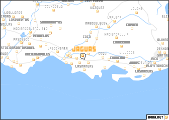 map of Jaguas