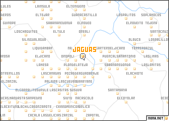 map of Jaguas