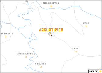 map of Jaguatirica