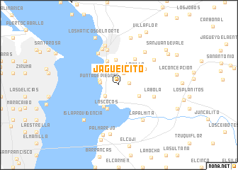 map of Jagüeicito