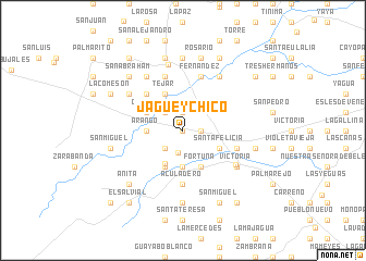 map of Jagüey Chico