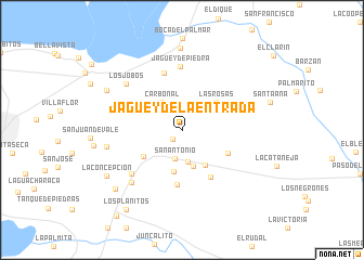 map of Jagüey de la Entrada