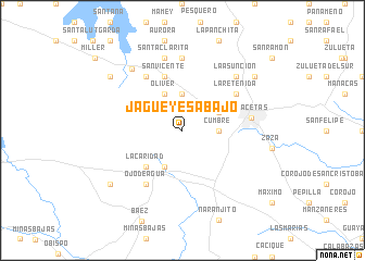 map of Jagüeyes Abajo