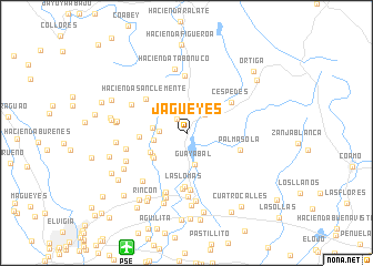 map of Jagueyes