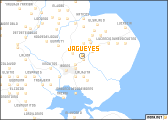 map of Jagüeyes