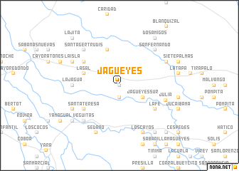 map of Jagüeyes