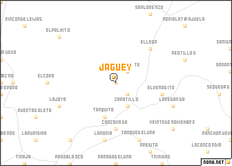 map of Jagüey