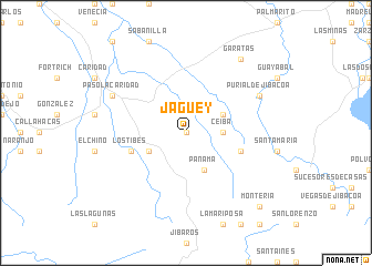 map of Jagüey