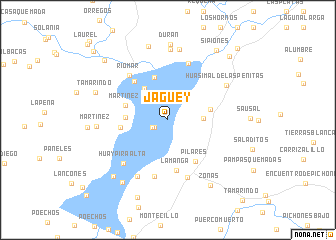 map of Jaguey