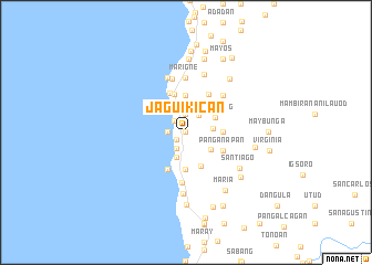 map of Jaguikican