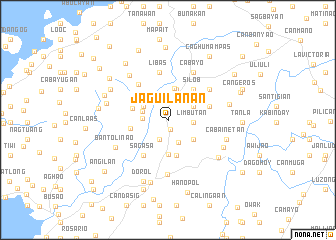 map of Jaguilanan