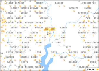 map of Jagun