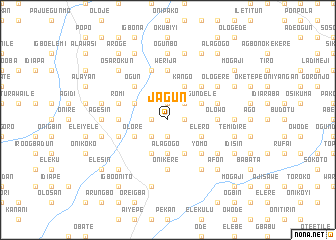 map of Jagun