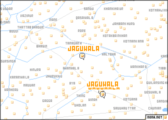 map of Jāgūwāla