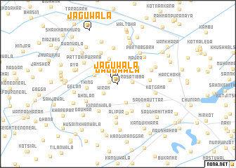 map of Jāguwāla