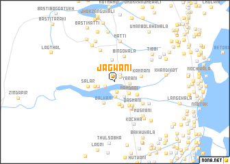 map of Jagwāni