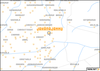 map of Jahāna Jammu