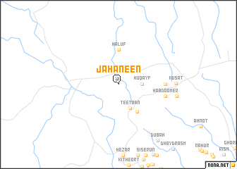 map of Jahaneen