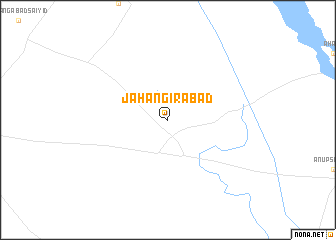 map of Jahāngīrābād