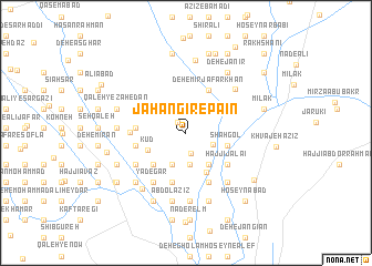 map of Jahāngīr-e Pāʼīn