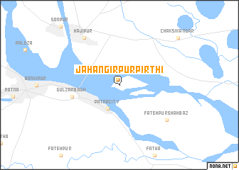 map of Jahāngīrpur Pirthi