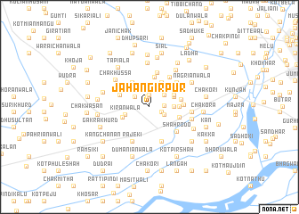 map of Jahāngīrpur