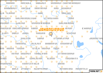 map of Jahāngīrpur