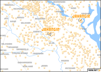 map of Jahāngīr