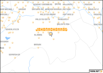 map of Jahān Moḩammad