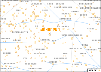 map of Jahānpur