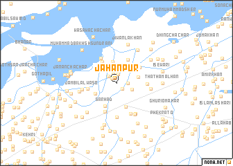 map of Jahānpur