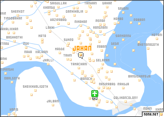 map of Jahān