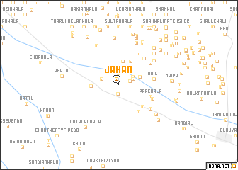 map of Jahān