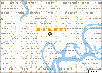 map of Jāhārājiāpāra