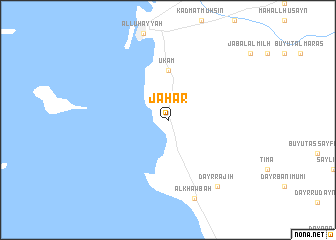 map of Jahar